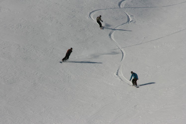 Heliski Riksgränsen 30 april 2009. Foto: Andreas Bengtsson